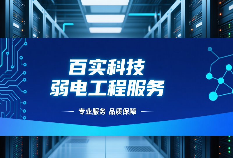 廣州弱電工程服務——百實科技靠譜合作商